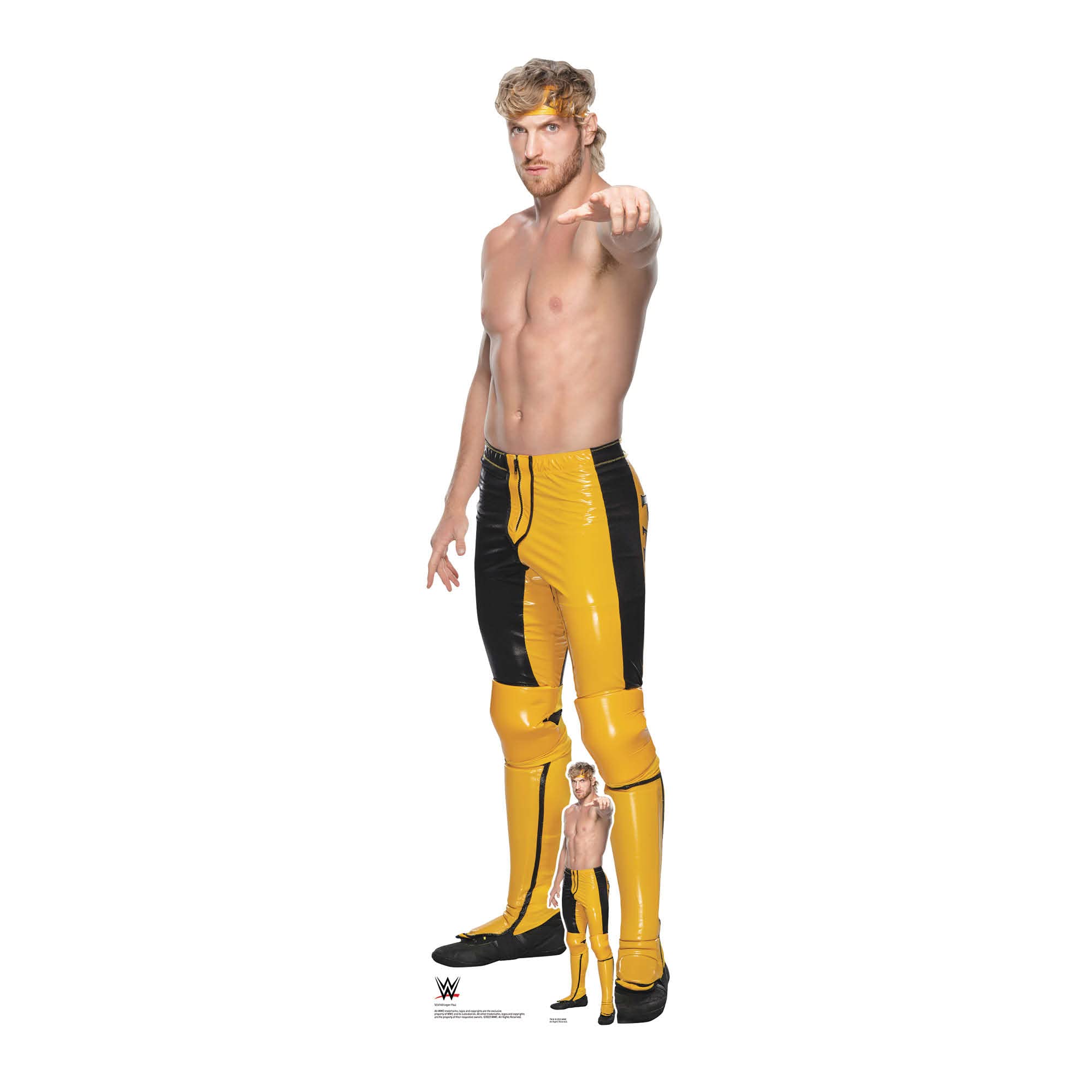 STAR CUTOUTS SC4148 Logan Paul WWE Lifesize Cardboard With Mini