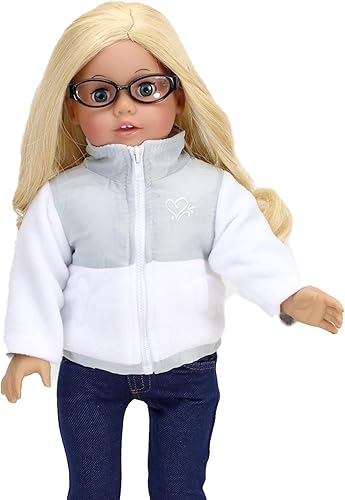 Miniatura 8 de Elegante muñeca de 18inch botas. Se adapta a 18" American Girl Dolls y Más. Muñeca Zapatos de Pink Suede Estilo Boots WPink botón lateral y rosa piel