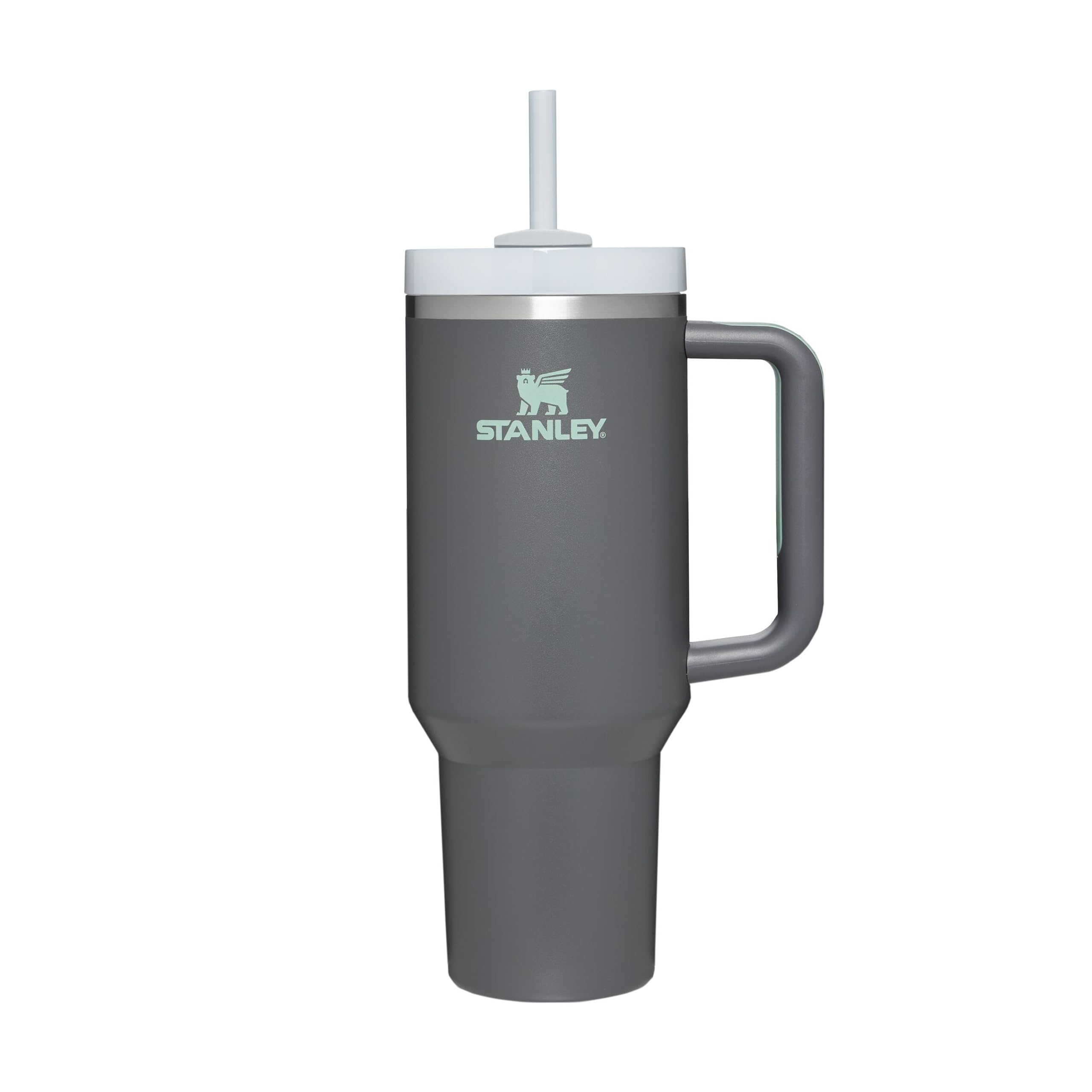 Stanley 1913 Quencher H2.0 FlowState Trinkflasche mit Strohhalm - Thermobecher Kühlt 15 Stunden - 60 Stunden Eisgekühlt - Spülmaschinenfest - Thermosflasche BPA Frei - Trinkbecher