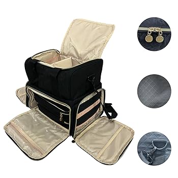 ネイル道具箱収納バッグキャリーケース Amazon.co.jp: ネイルポリッシュキャリーバッグ、48本収納ネイル