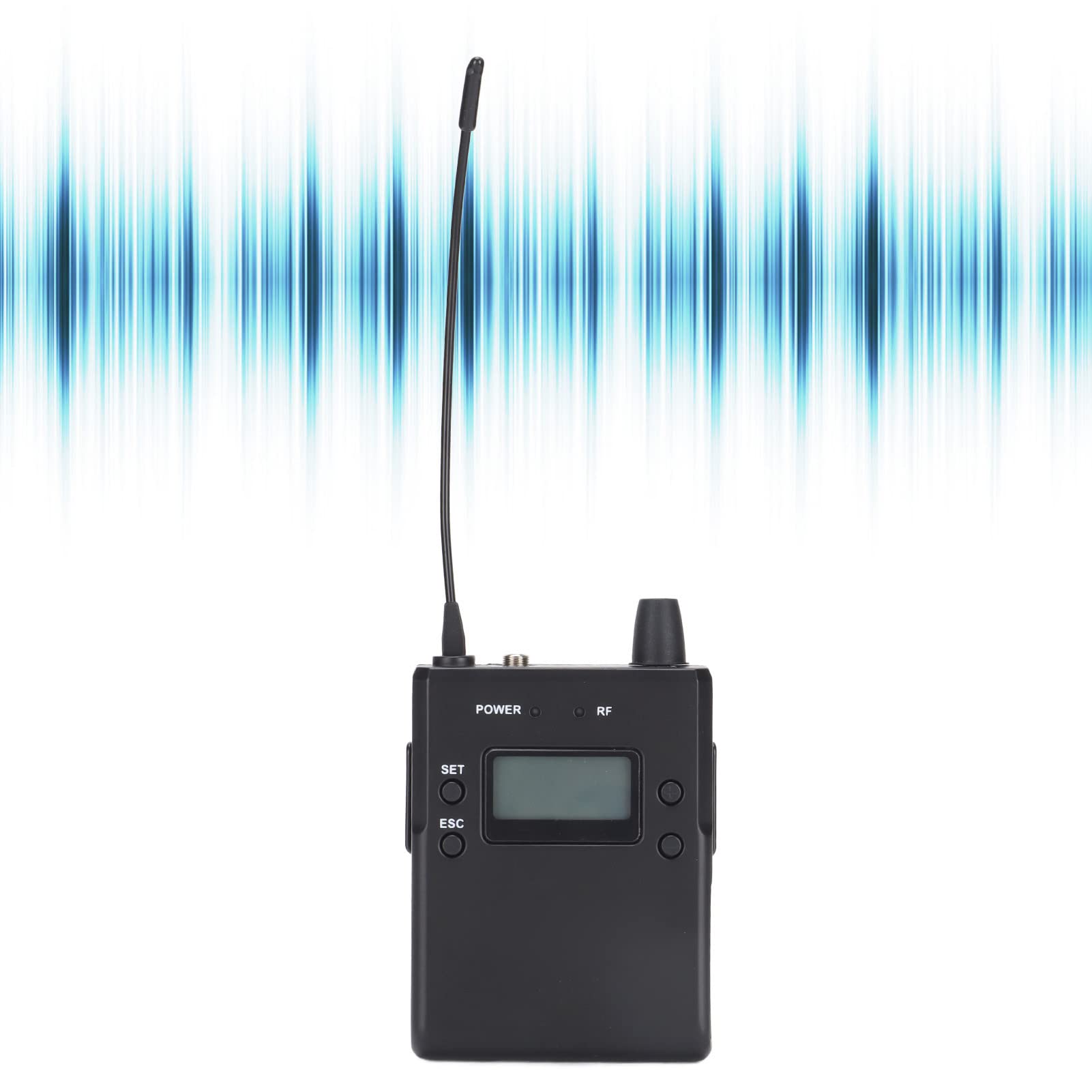 Denash Ricevitore del di Monitoraggio Wireless Professionale Durevole per Studio Live Performance, Ideale per le Attrezzature per la Registrazione Musicale [prove di Band in Studio]