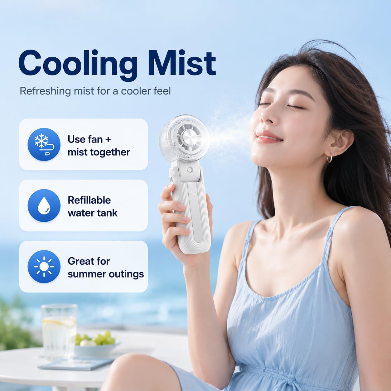 Amazon.com: Frost Breeze 3-in-1 Cooling Mist Fan with