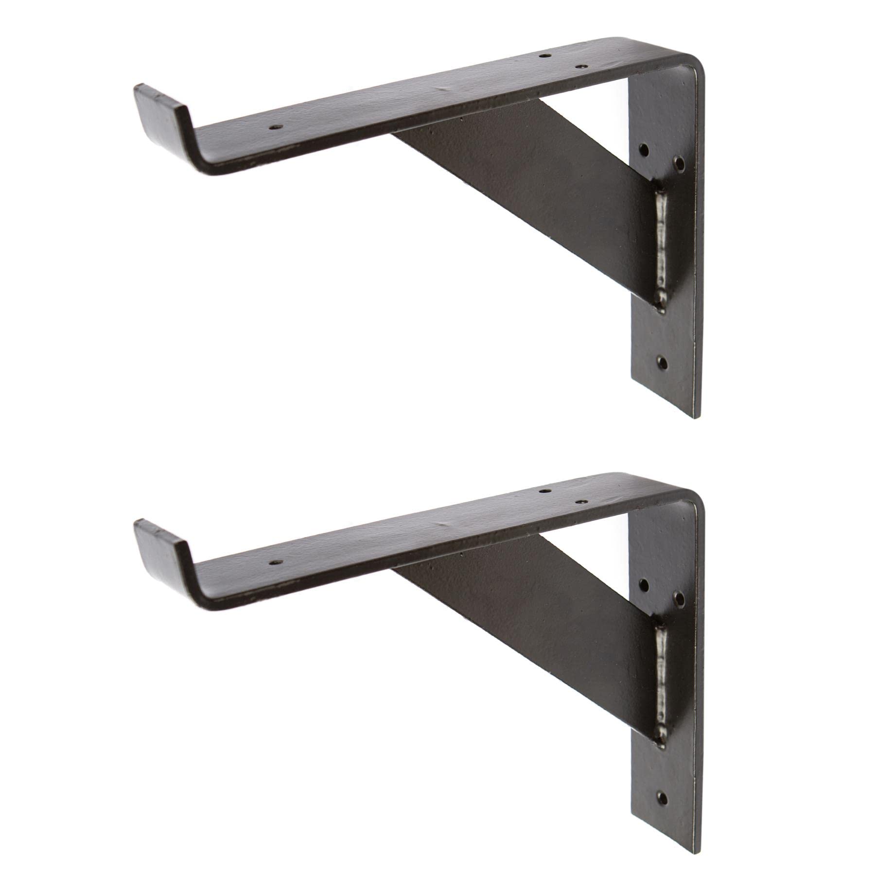 Gallows Style Scaffold Board Shelf Bracket - D240mm - Black - Pack of 2