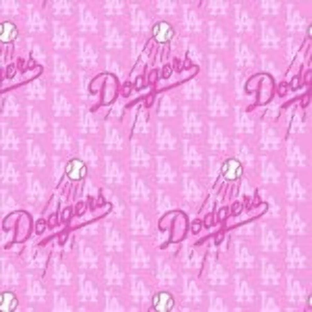 Amazon.com: Cotton LA Dodgers Pink MLB Baseball Sports Cotton