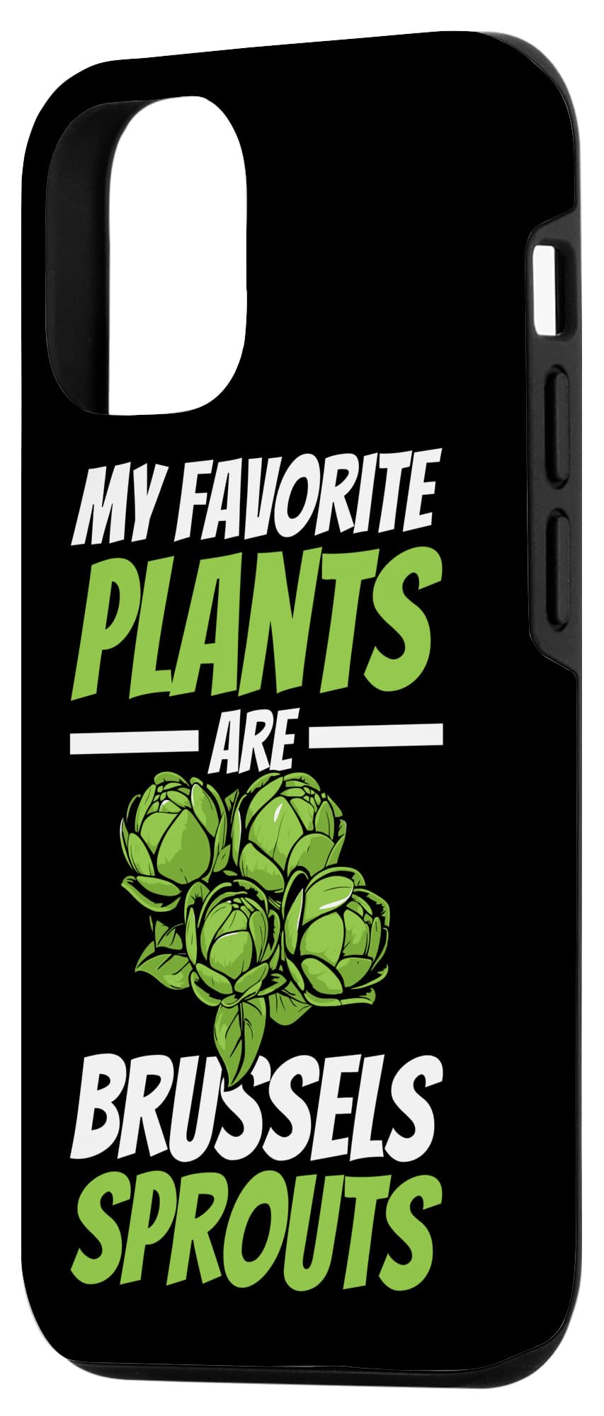 iPhone 14 Pro Funny Sprouts Apparel Vegan Brussels Sprouts Veganism Case - Image 2
