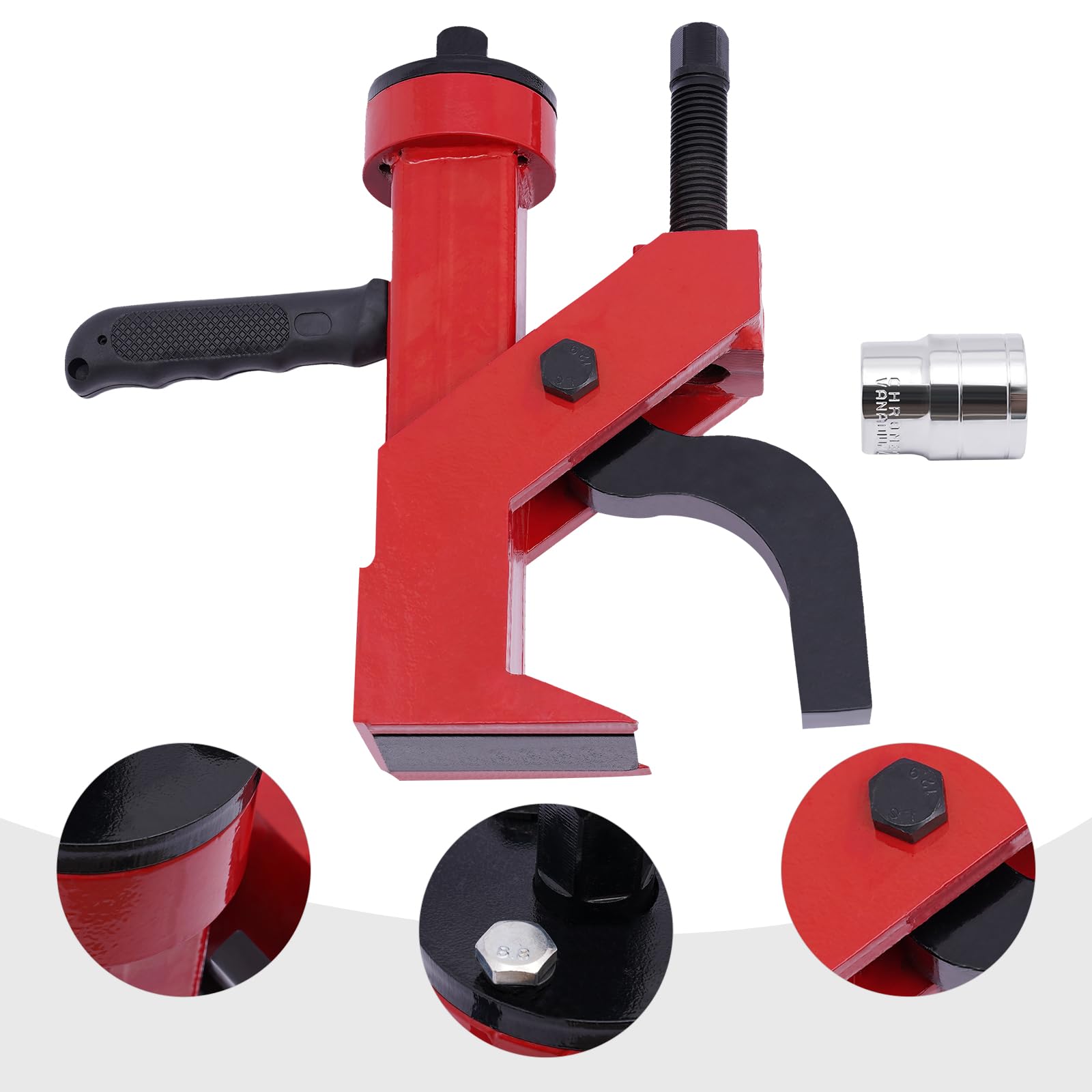 Destalonador manual de neumáticos, herramienta universal para quitar ruedas de camión, tractor, camión, herramienta para cambiar neumáticos, para automóviles, camiones, tractores, cortacésped, vehíc