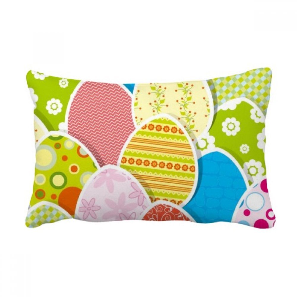 Oreiller lombaire de Pâques 16x24 pouces pour soulager le dos et égayer un canapé terne