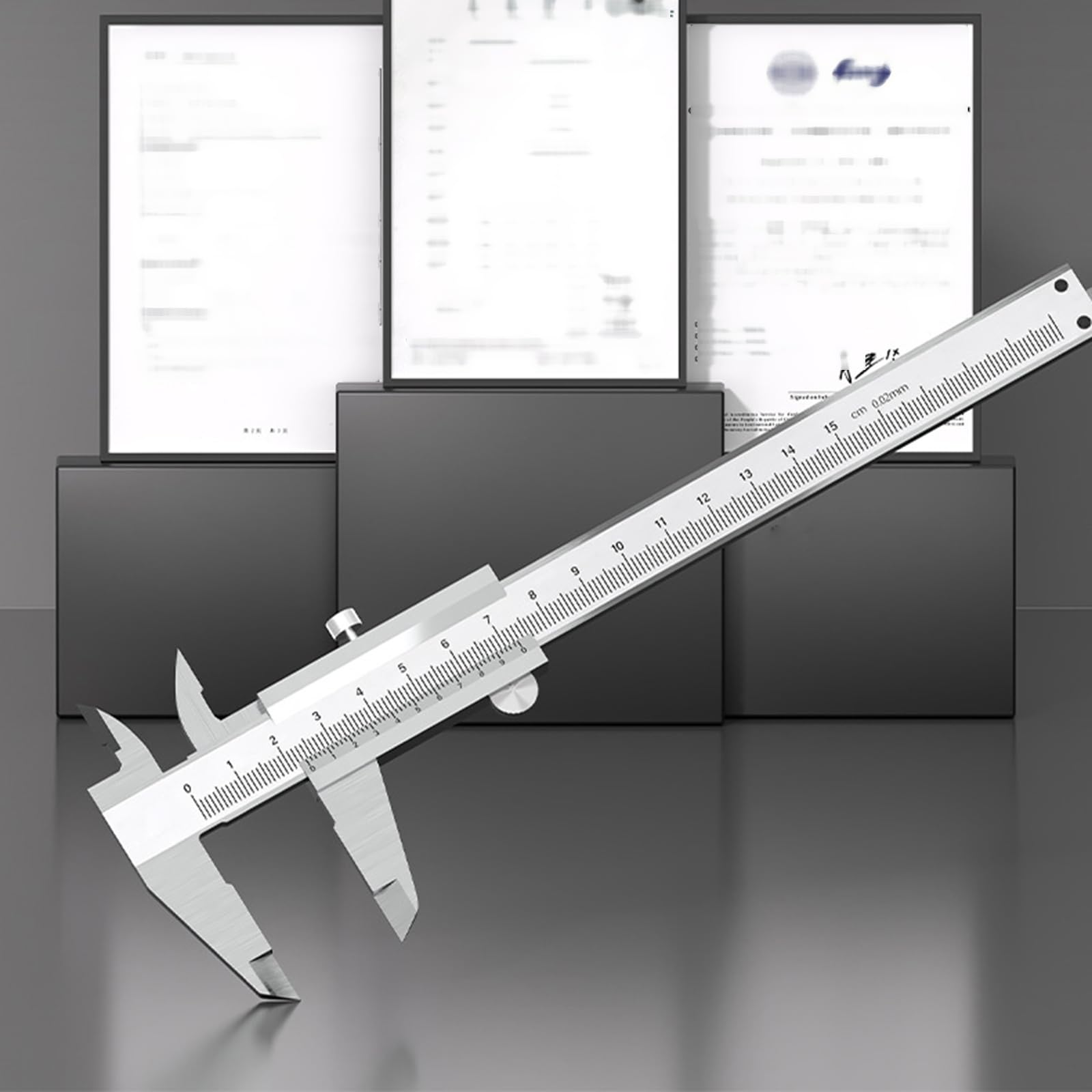 Herramienta de medición precisa, calibre 0 – 300 mm, rango de grabado, liso, sin erosión, calibre de taller