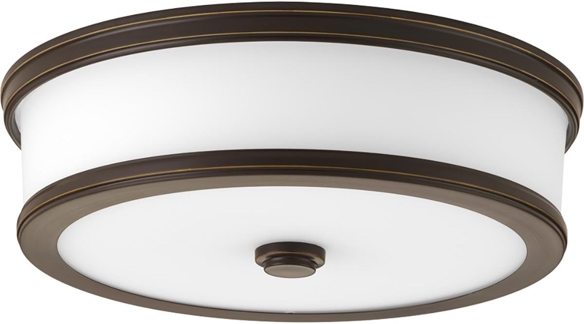 Review Progress Lighting P350086-020-30 Bezel LED Flush Mount, Antique Bronze Best Deal Product Progress Lighting P350086-020-30 Bezel LED Flush Mount, Antique Bronze