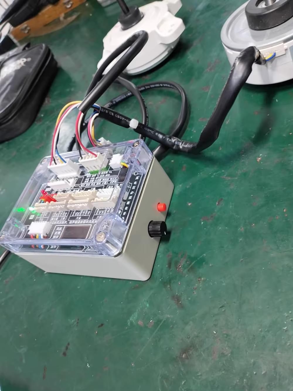 Tester per Motore Ventola CC a 3/5 Fili per Condizionatori d'Aria, Protezione da Cortocircuito, Regolazione della Velocità per Diagnostica Motore HVAC