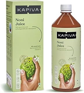Kapiva Noni Juice (1L) - Rich in Antioxidants, Boosts Energy, Builds Immunity, Natural Detoxifier