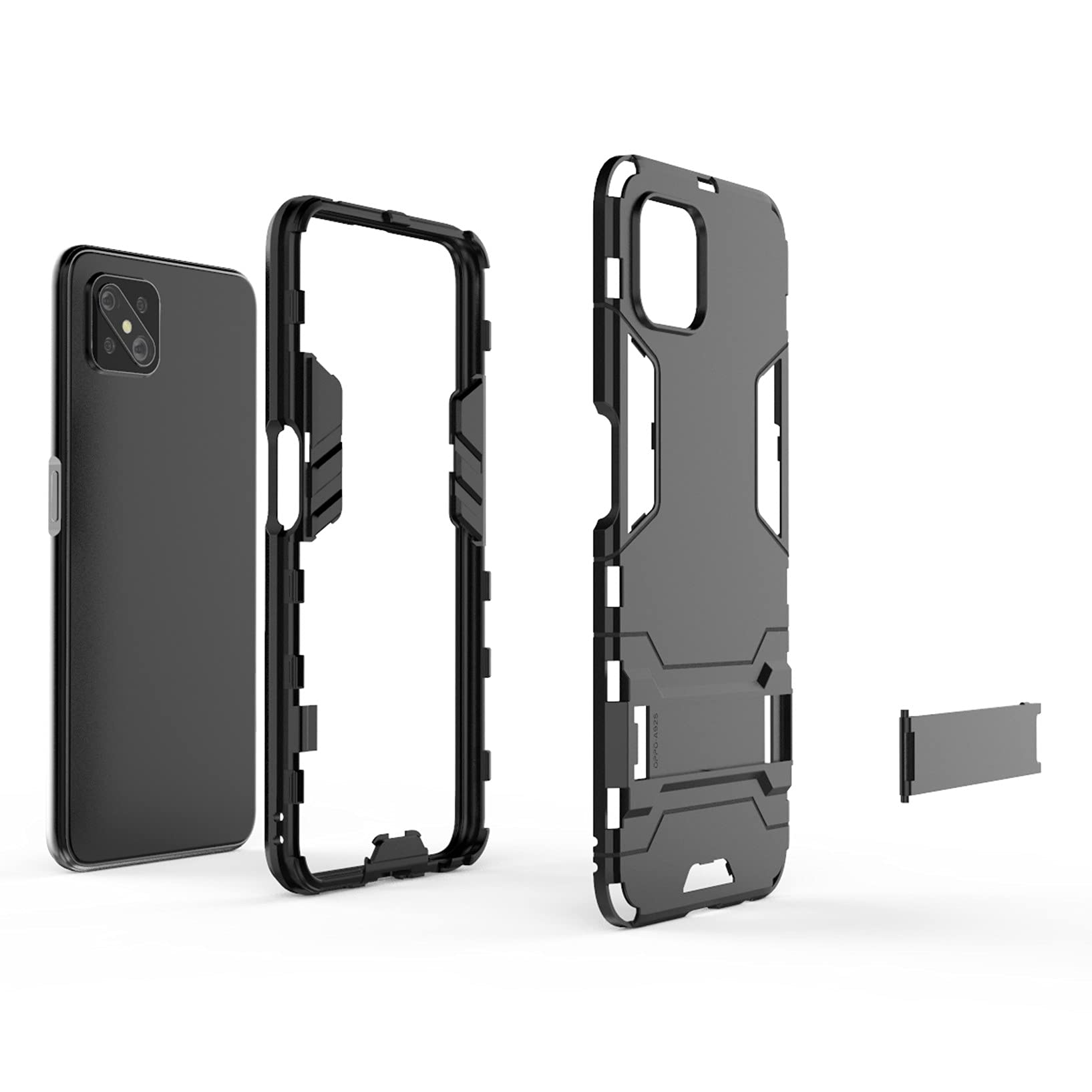 SATURCASE Custodia per OPPO A92S / Reno 4Z 5G