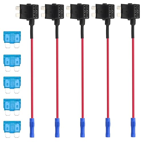Miniatura 8 de ZOOKOTO Paquete de 5 fusibles adaptador de grifo de 12 V con fusible de hoja ATO ATC estándar de 30 A para coches, camiones, barcos