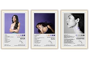 JINOS Olivia Rodrigo Album Posters