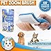 Pet Brush Self Cleaning Grooming Brush with Bonus Pet Trimmer