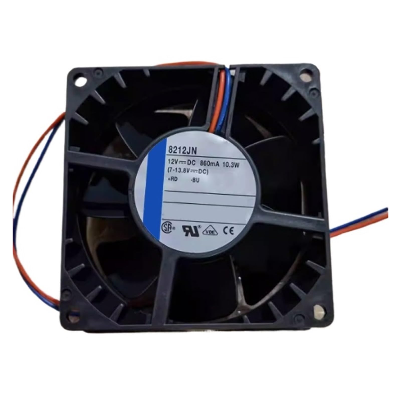 YMUGUEGH 80 x 8038 mm 8212JN 8038 12V 10.3W axil flow fan