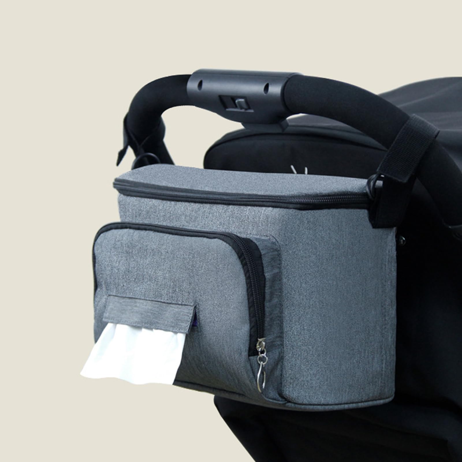 Tevimpeya Baby Stroller Organizer with Insulated Cup Holders - Image 2