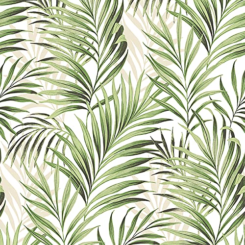 Tommy Bahama Tranquillo Palm Peel and Stick Wallpaper, (Aloe Green)