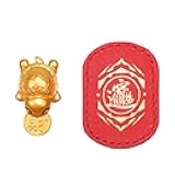 Golden Turtle Keepsake - Handcrafted Feng Shui Talisman with Leather Sleeve - Chinese Lucky Charm 2026 Edition