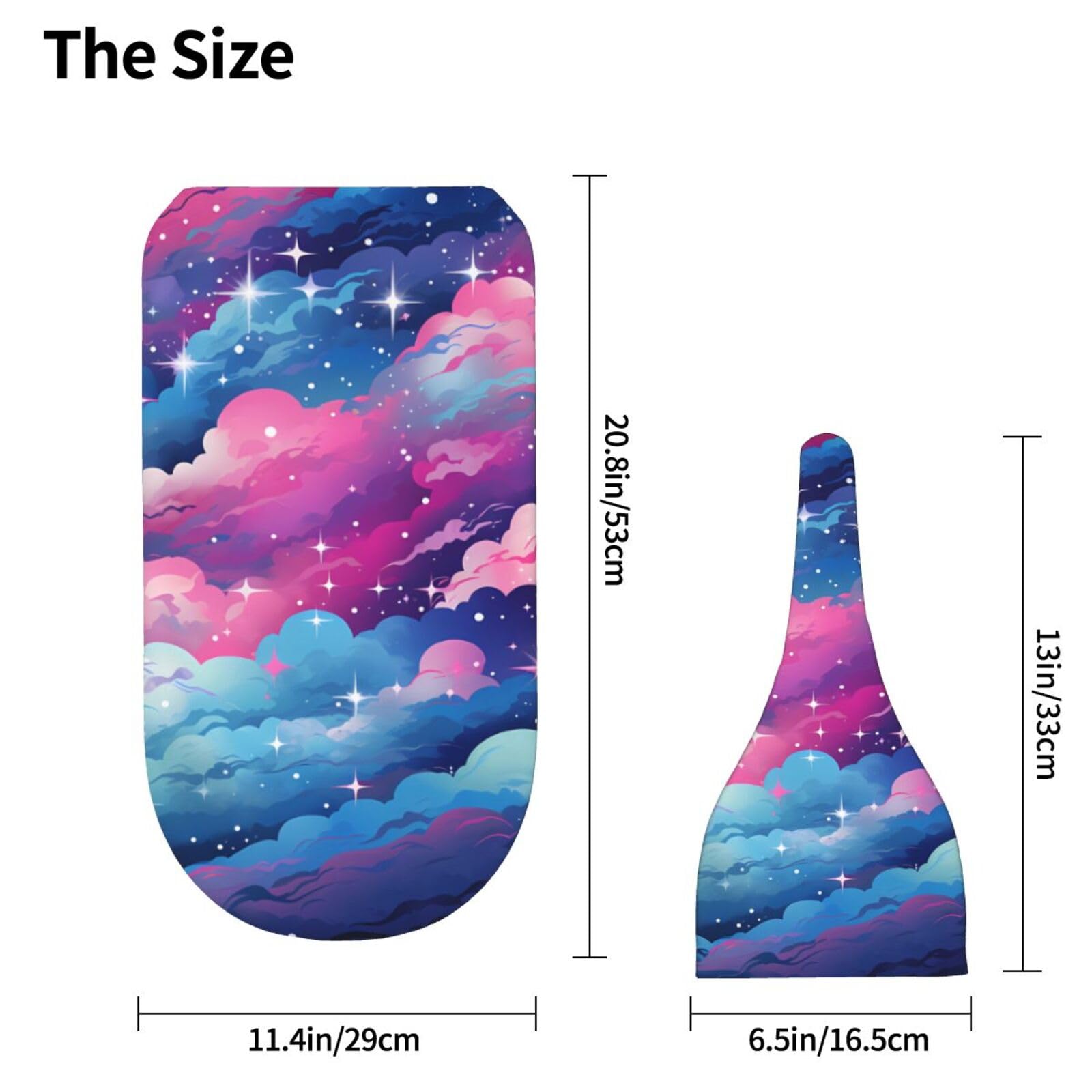 3D Stars zestaw koców i kapeluszy dla noworodków, przytulna chusta dla niemowląt, malucha, komfort, 29 x 53 cm