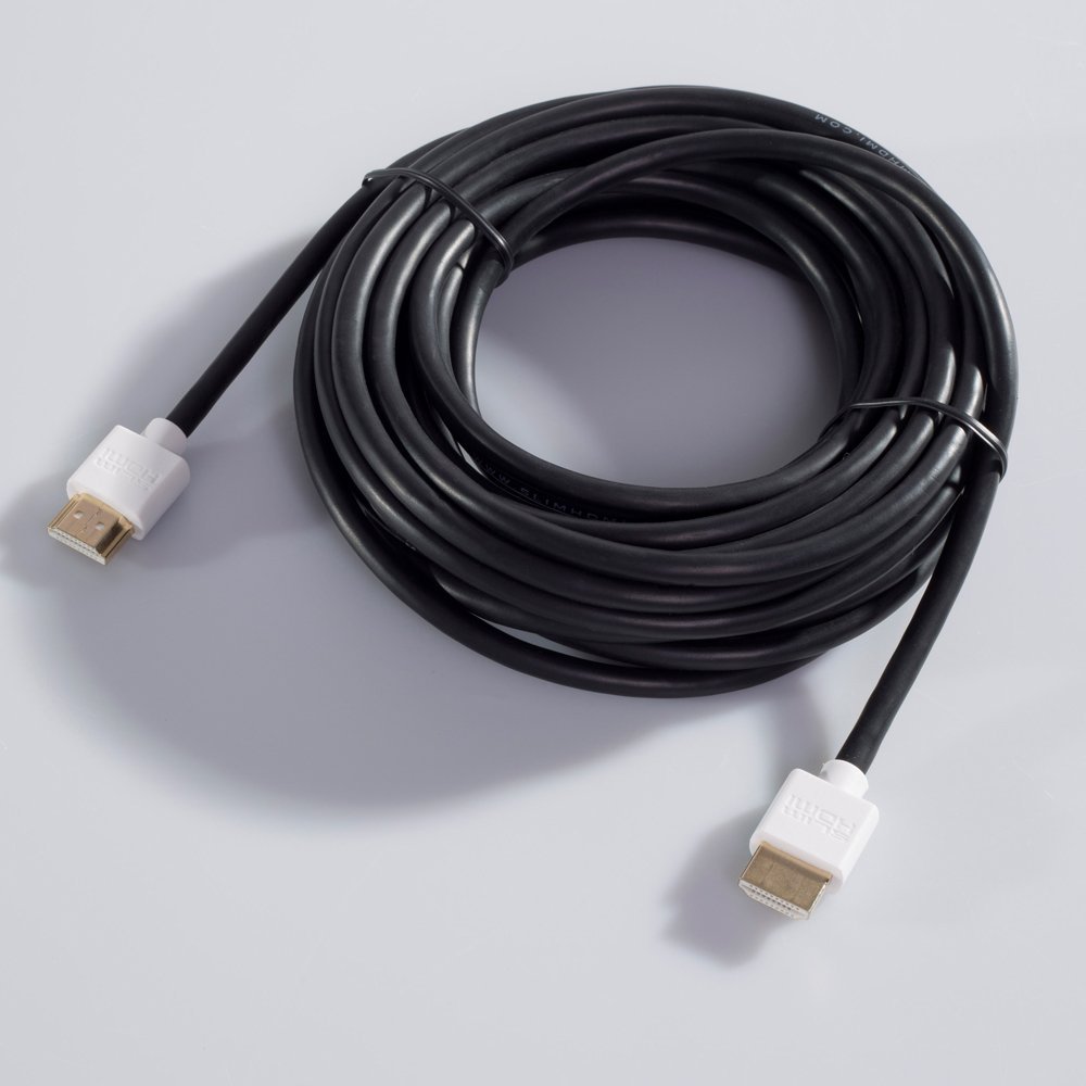 0.5m (50cm) Male Mini (Type C) to Male (Type A) Cable, The World's Slimmest HDMI Lead? (Gold Plated, 1080p, 3D, High Speed, ARC) — view 48