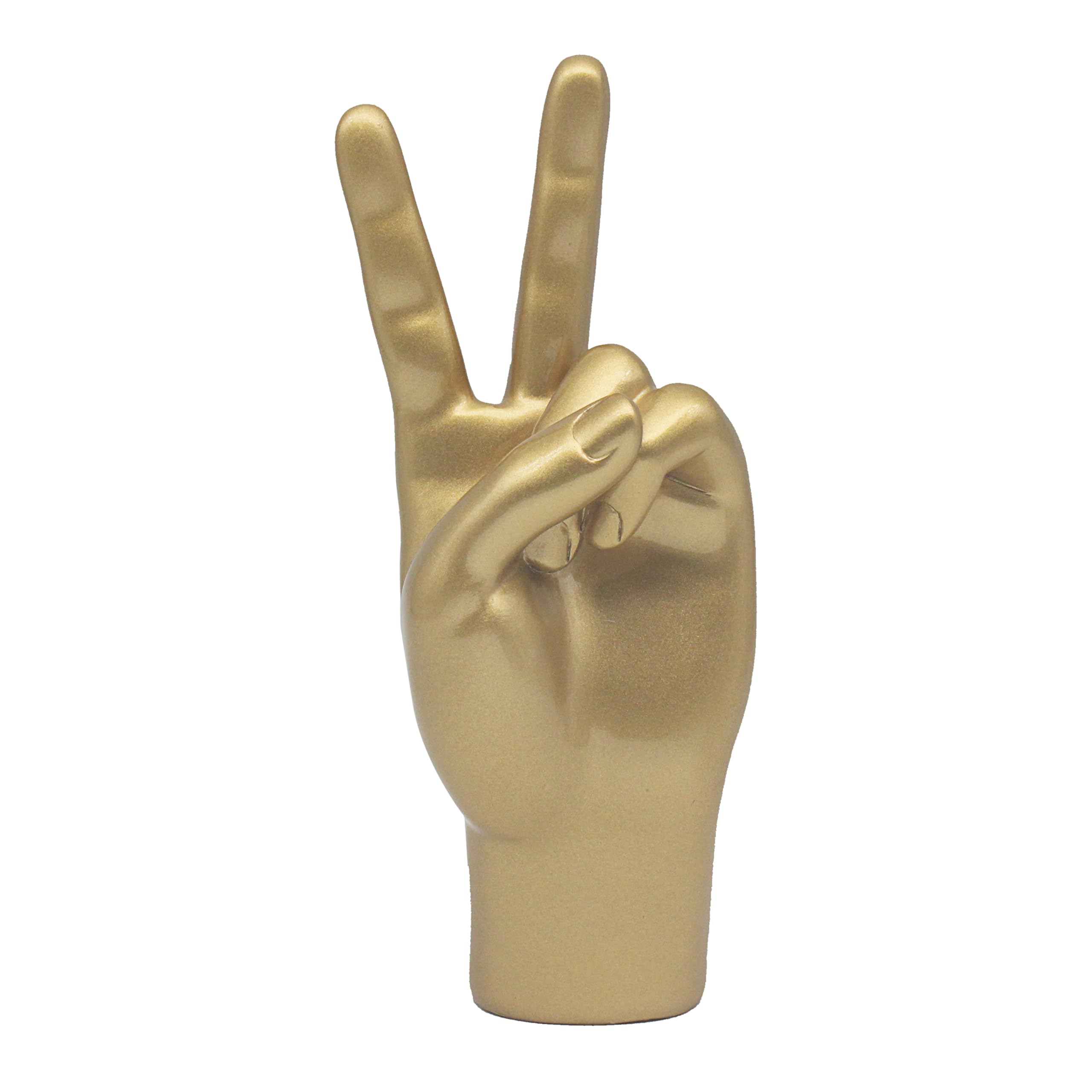 Lesser & Pavey Peace Hands Gold Home Decor Figurines & Ornaments For Home & Office | Decorative Accessories Statues For Indoor & Outdoor | Lovely Gifts for Women & Men