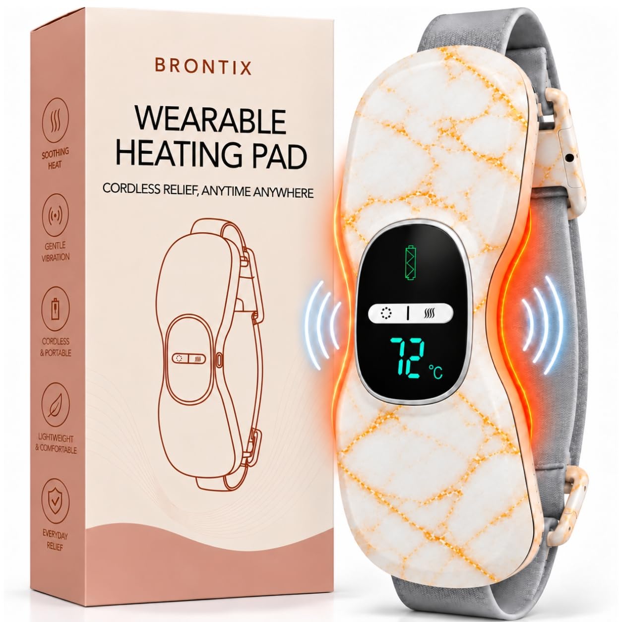 BRONTIX Period Cramp Relief Massager for Women — Amazon image 16