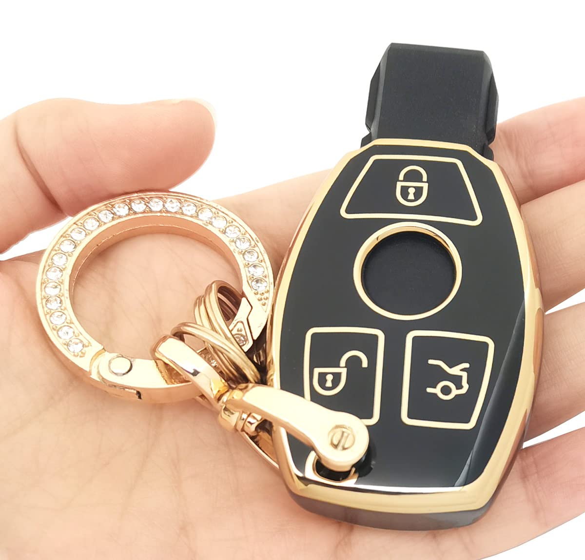 Benz Key Fob Cover Meruns For Mercedes With Diamond Bling Mercedes