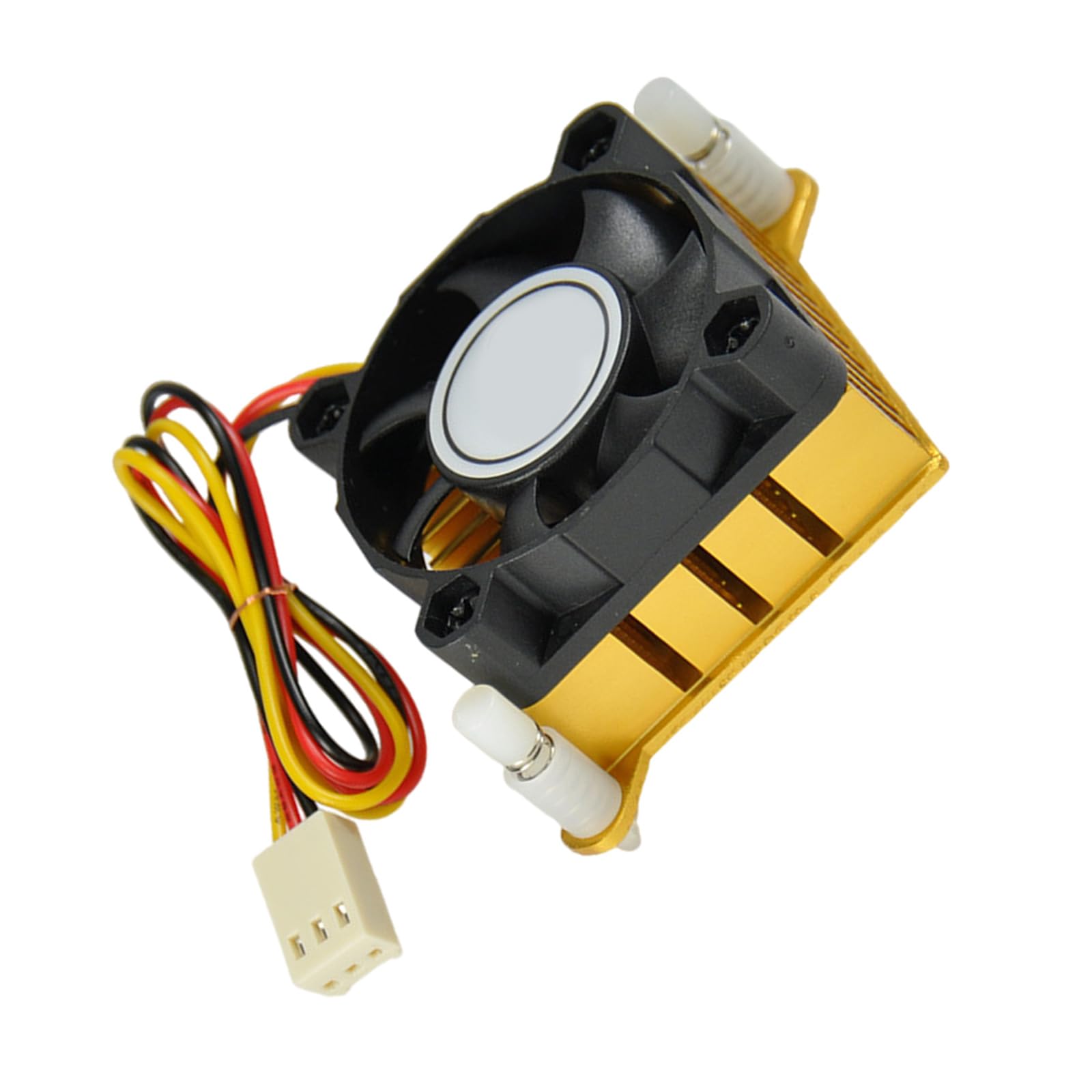 Maxtonser Aluminium Heatsink Fin Coolers DC5V 12V 40mm DC5V 12VFan for Northbridge Chipset Cooling and Small Electronics