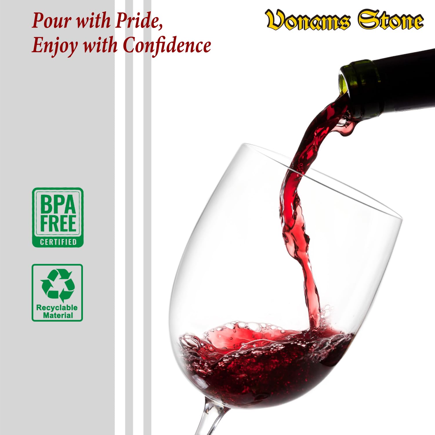 Copas de vino irrompibles de 16 onzas – inastillables, reutilizables, vasos para bebidas (juego de 4) para interiores y exteriores, viajes, piscina, camping, playa, picnic