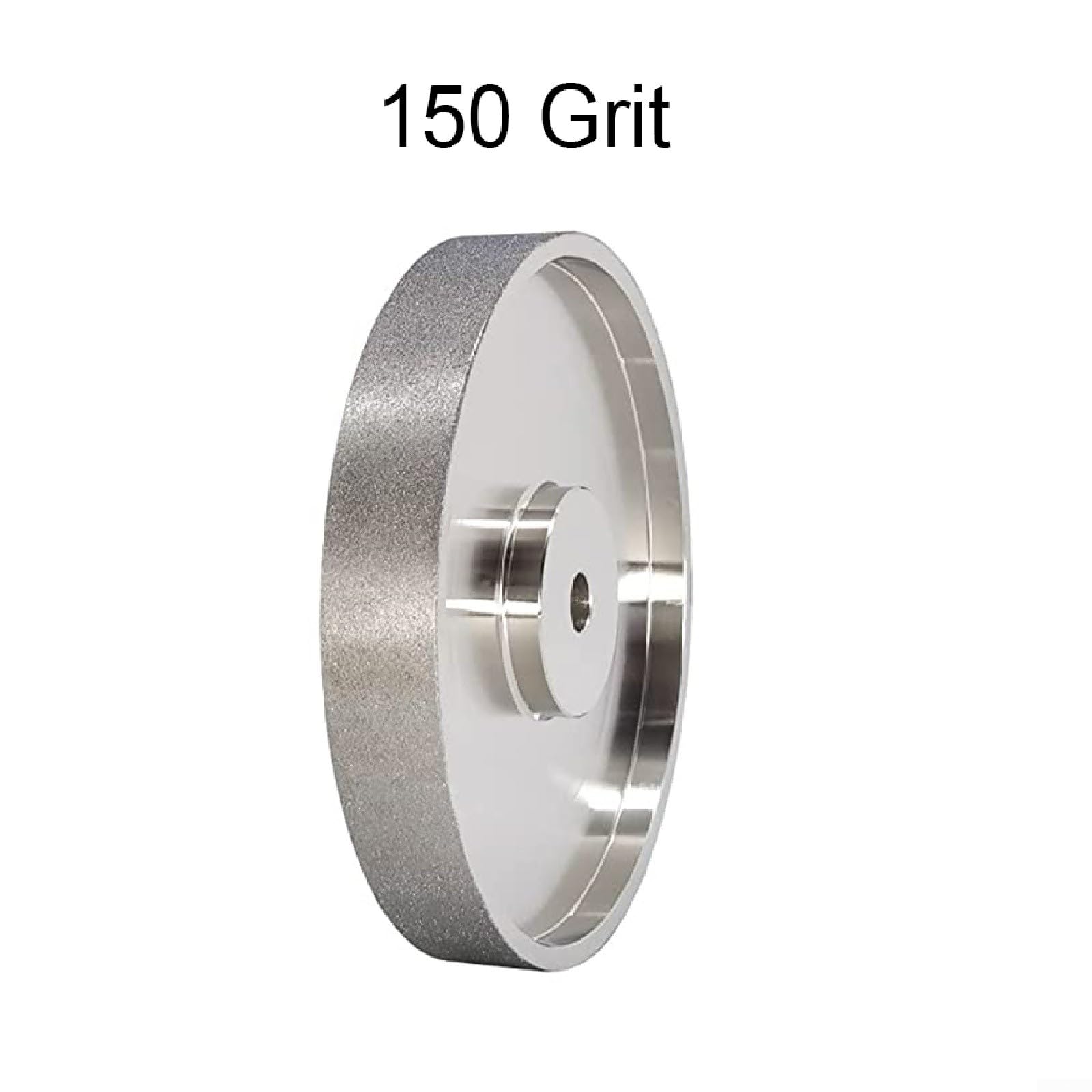 Meule de Polissage, Meule En Métal Diamanté, Meule Cylindrique Cbn, Diamètre 150 X 25,4 Mm de Large Avec Arbre de 25 Mm/A/150#