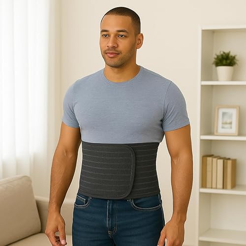 Miniatura 6 de ORTONYX Banda ergonómica posparto para después del parto, cesárea, cinturón de soporte poscirugía para mujeres y hombres, envoltura de soporte para