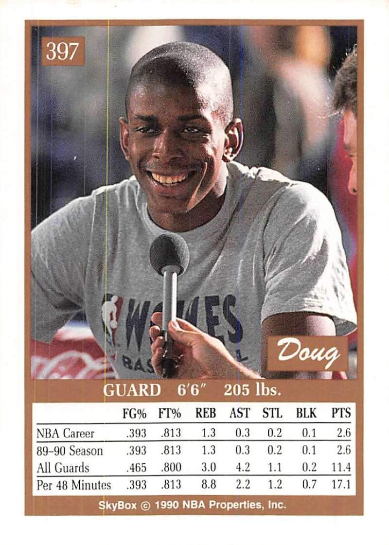 Amazon.com: 1990-91 Skybox Series 2 Basketball #397 Doug West RC