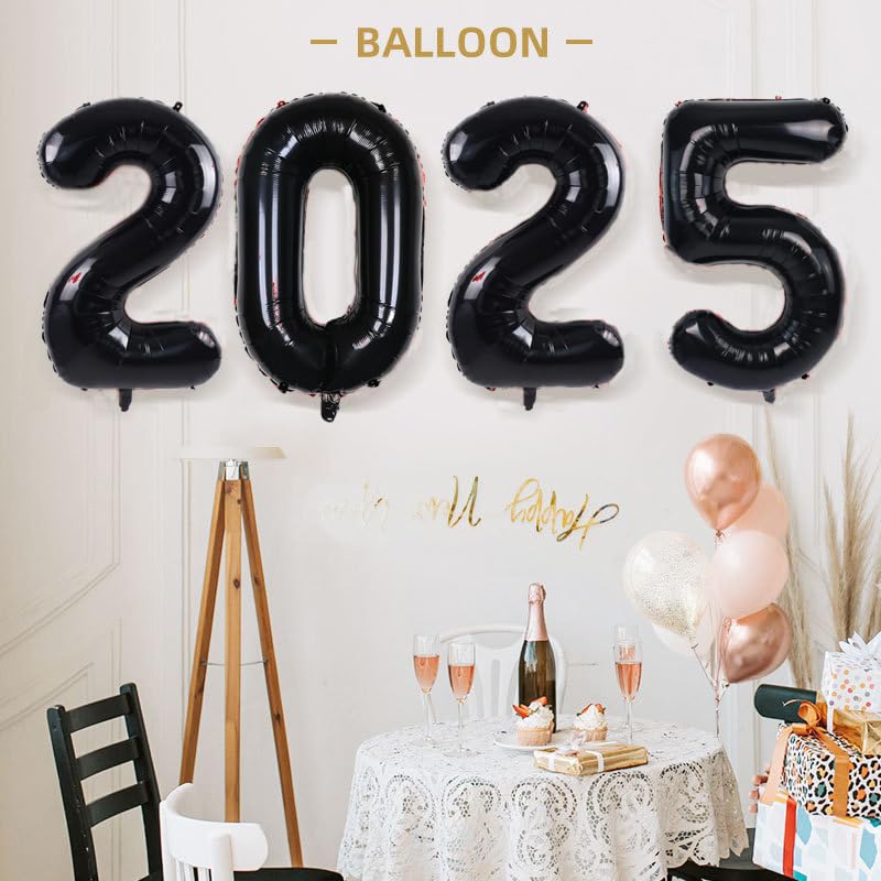 Produktbild von Happy New Year 2026 Silvester Deko 2026 XXL Set, Happy New Year Deko, Silvesterdeko Silvester Kinder