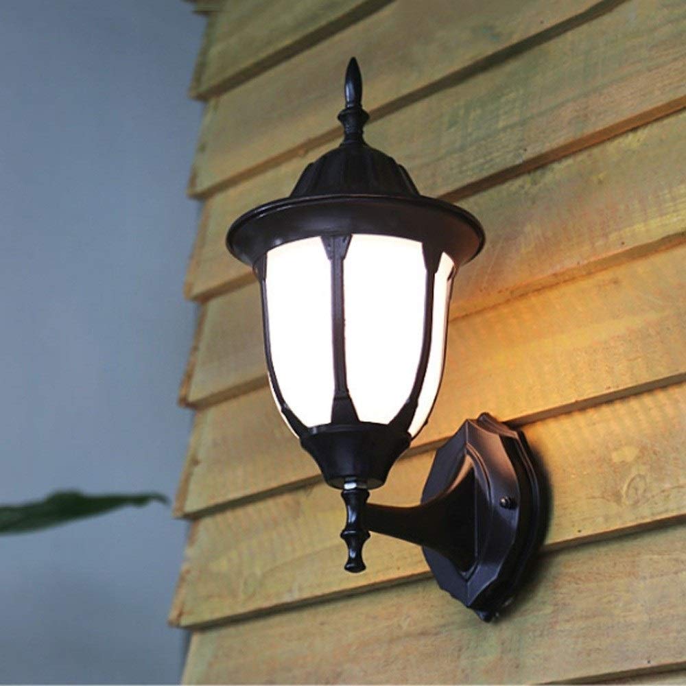 Lampada Da Parete Esterna In Alluminio, Impermeabile, E27 Per Portico Ingresso  S1 317624396233