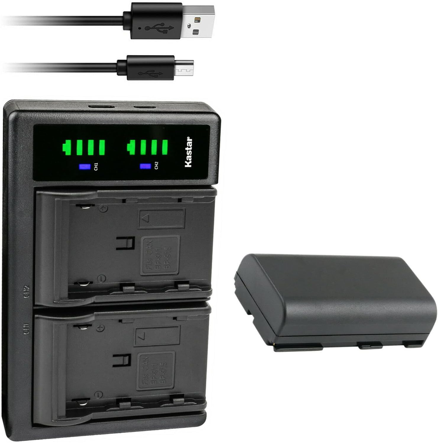 Kastar 1-Pack Battery and LTD2 USB Charger Replacement for Phase One P30 Plus P30+, Phase One P40, Phase One P40 Plus P40+, Phase One P45, Phase One P45 Plus P45+, Phase One P65