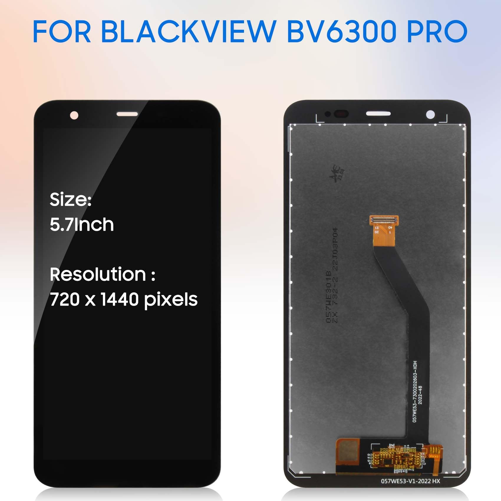 DISPLAY LCD PER SAMSUNG GALAXY A03S SM-A037G TOUCH SCREEN VETRO ASSEMBLATO