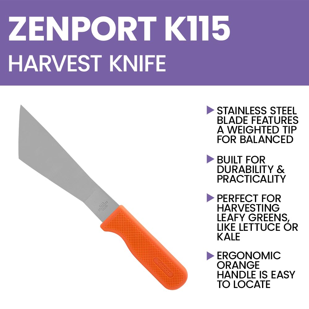 野菜 kantaro Amazon.com : Zenport K115 Crop Harvest Knife, Lettuce Trimmer