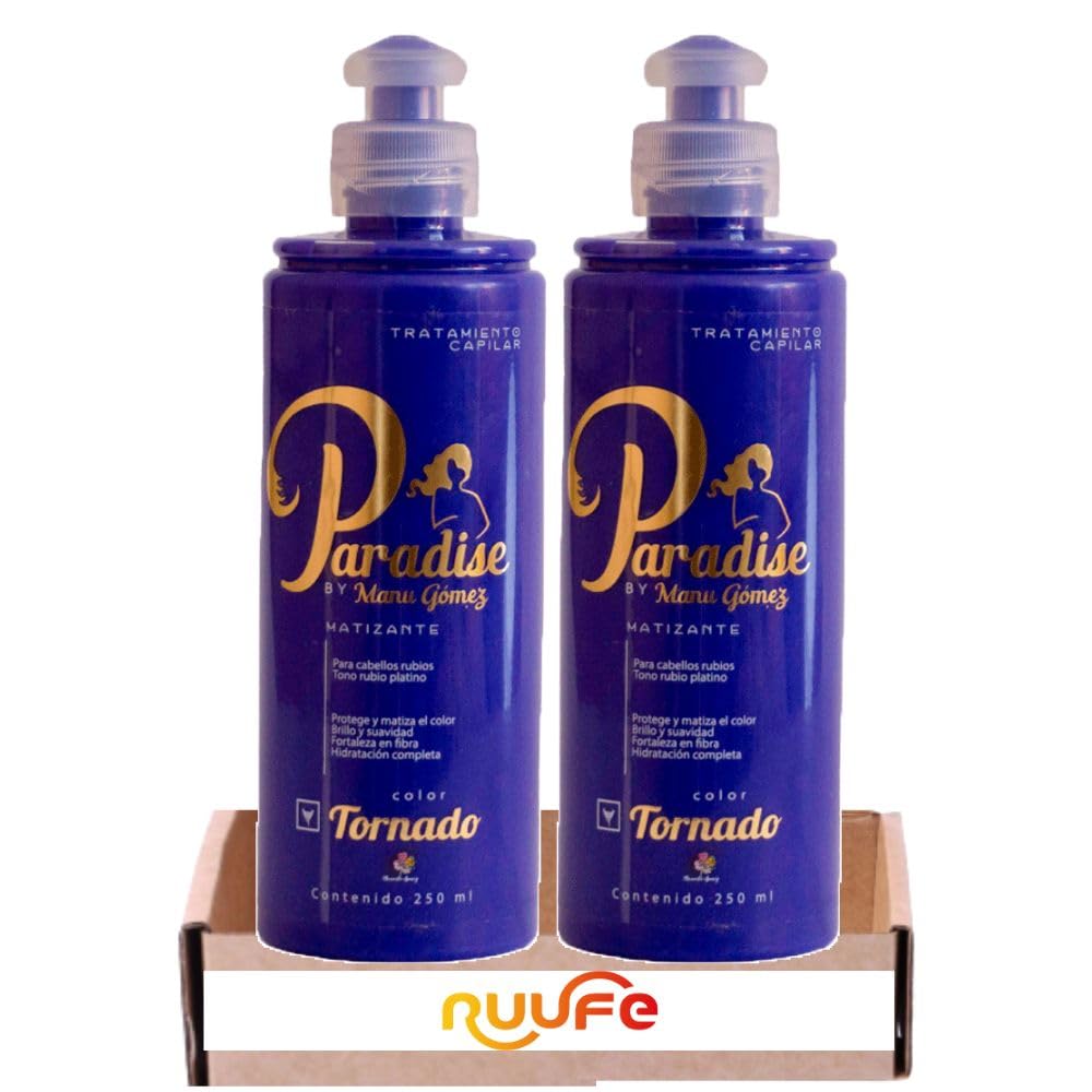 RUUFEMatizantes Paradise, 2 Pack - Blue Liquid Matizante for Hair - Anti-Frizz, Semi-Permanent, Cruelty Free, 6.76 Fl Oz - For All Hair Types, Does Not Contain Animal-Derived Ingredients