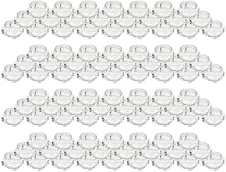 SHREE MAHA Empty Cosmetic Container, Acrylic San Jar Full Transparent Cosmetic Container for Lip Balms, Lip Scrubs, Body B... Price In India