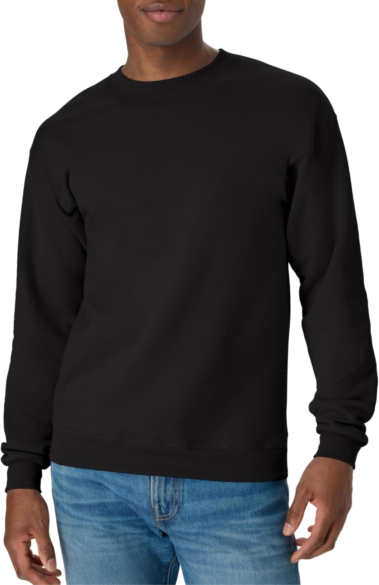 Men's Sweatshirt, EcoSmart Fleece Crewneck Sweatshirt, Cotton-Blend Fleece Sweatshirt, Plush Fleece Pullover Sweatshirt