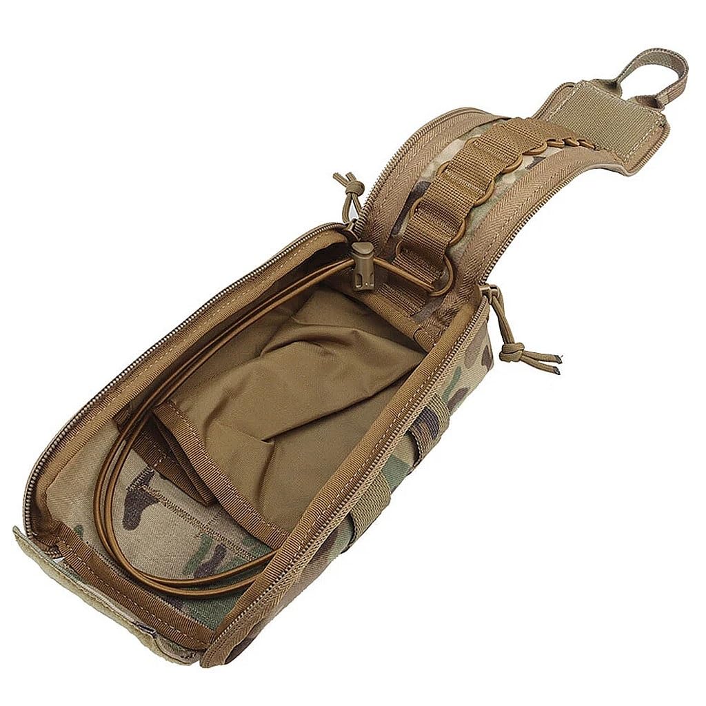 Kit de Primeros Auxilios táctico, Bolsa médica, Bolsa de Emergencia de Supervivencia MOLLE, Kits de Equipo para Exteriores, Trauma, Utilidad para Acampar, Cazar y Hacer Senderismo.