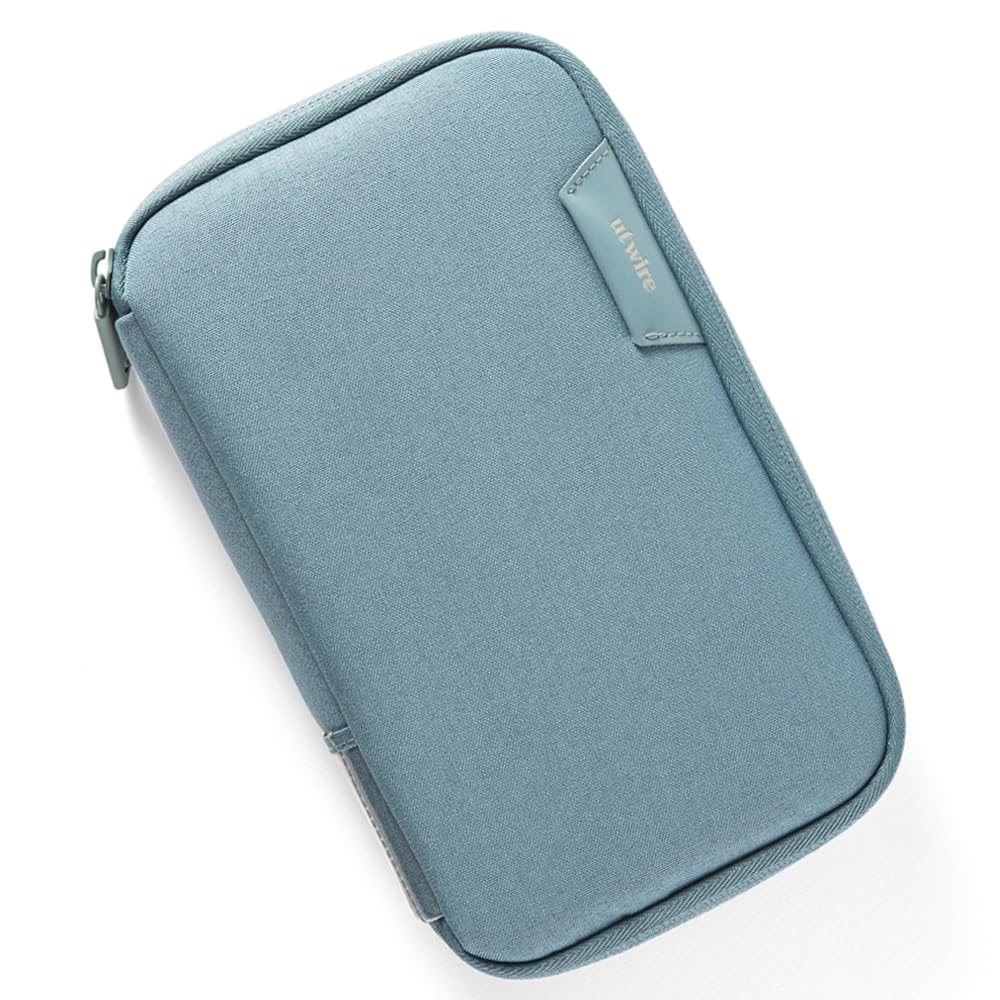 UT Wire Folio 1L Tech Gear Pouch for Personal or Individual Family, Travel, Work Cable Organizer, Electronic Tech Accessories with Label