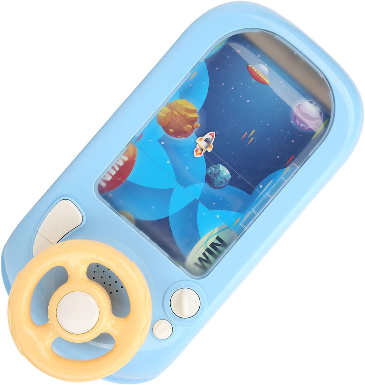 Cuque Simulated Driving Driver Toy, Preschool Interactive Wheel Simulation Driving Toy for Kids (Spacecraft)