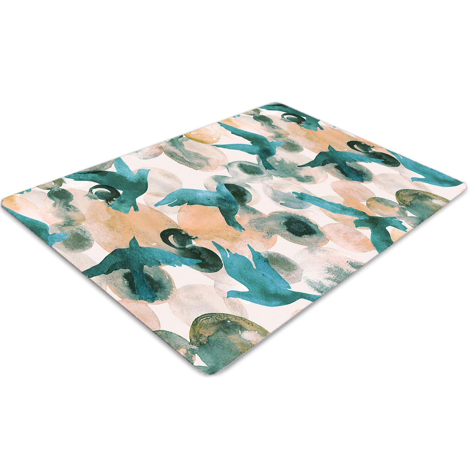 Tapis de chaise 120x90 cm PVC imperméable et antidérapant pour sol