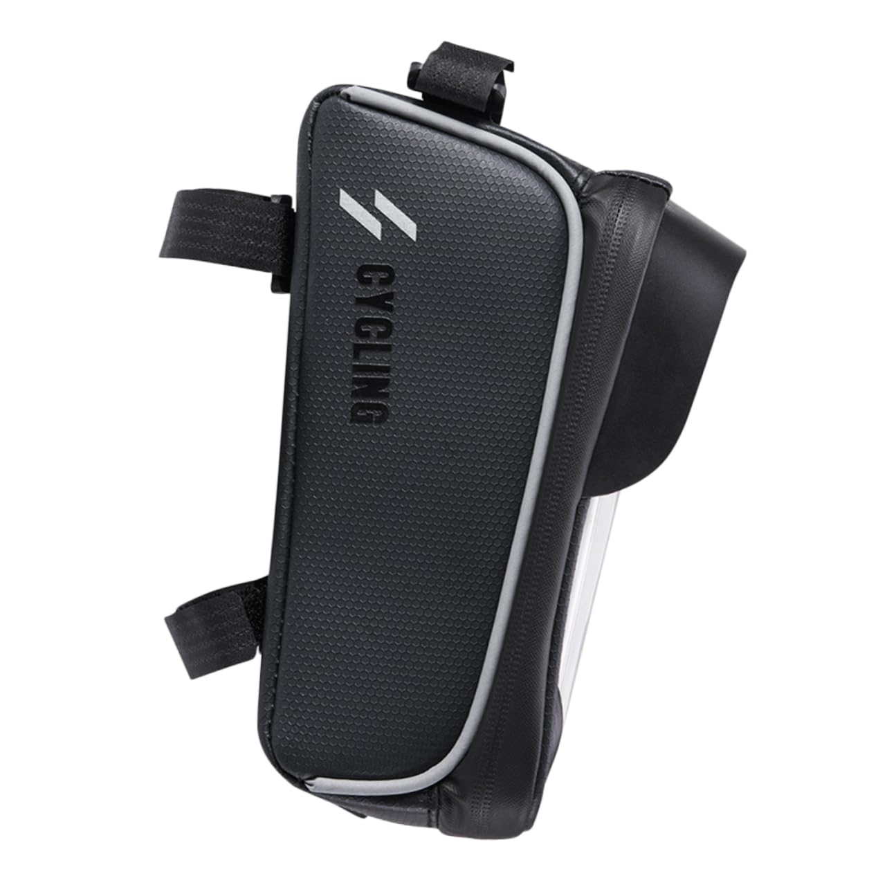 GOOHOCHY 1pc Versatile Bike Bag Transparent Phone Holder for Biking Easy Installation and Protection for Your Essentials for Cycling Adventures