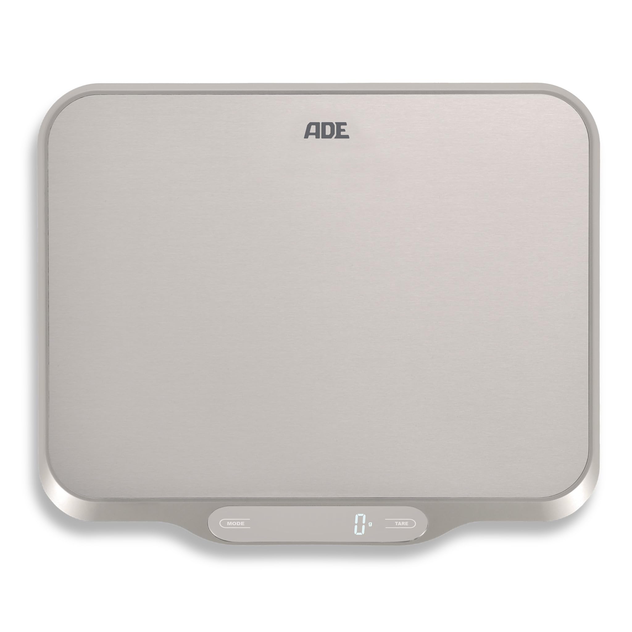 ADE Balanza de cocina extra grande digital hasta 15 kg | Superficie de pesaje 26x31 cm | Balanza para paquetes