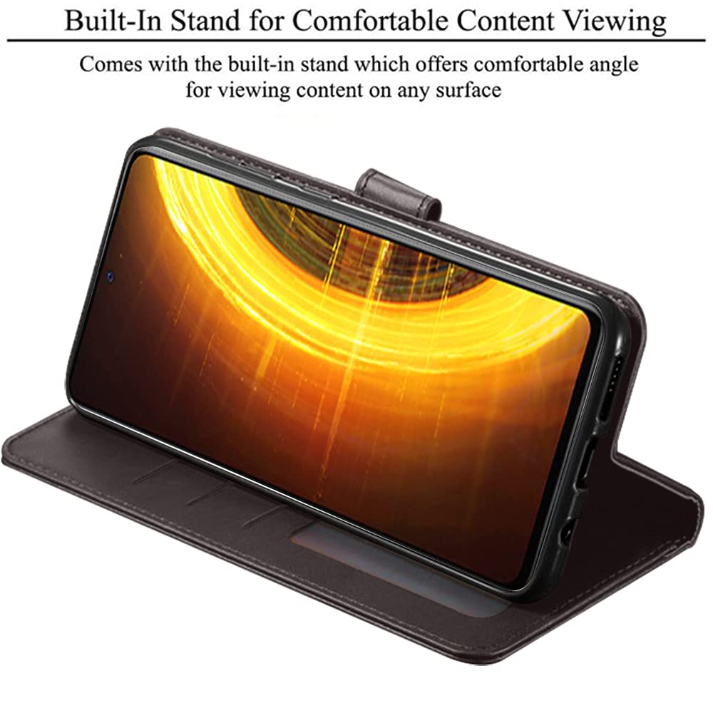 iQOO 7 5G Flip Cover - Leather Style with Stand & Pockets -4