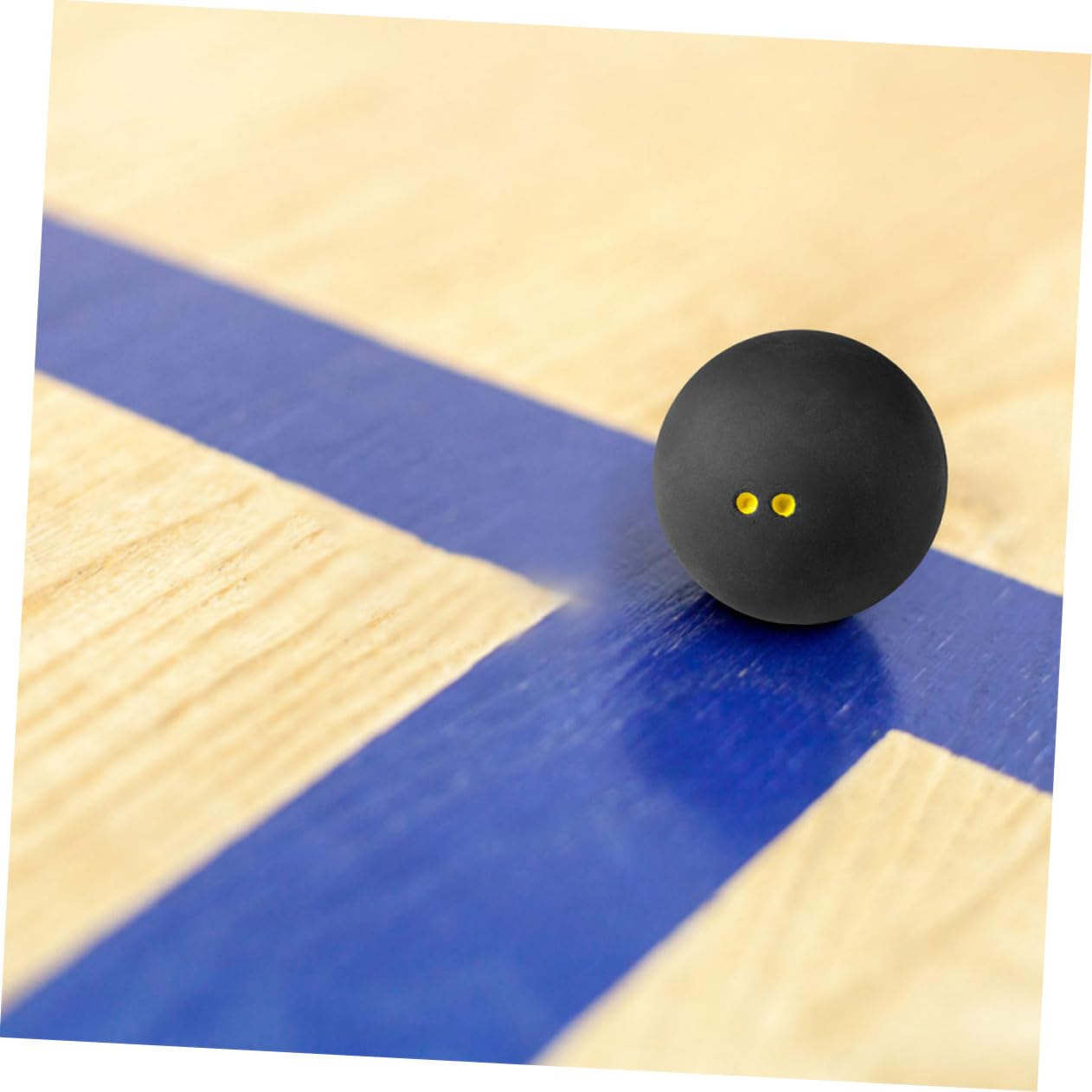 BRIGHTFUFU Squash Balls Double Yellow Dot Racket Ball for Competition Lightweight Design Versatile Material
