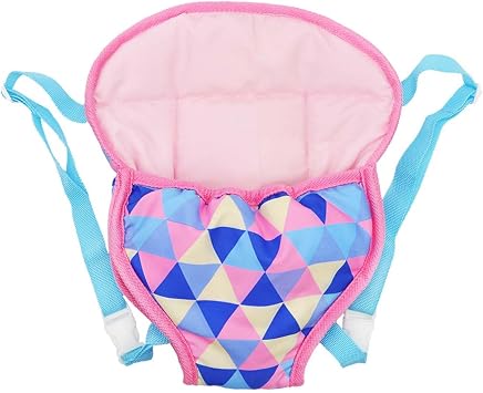 Doll Carrier Pretend Play Carrier Baby Carrier Backpack Doll Accessory for 18 Inch Dolls Fits American Girl Dolls B